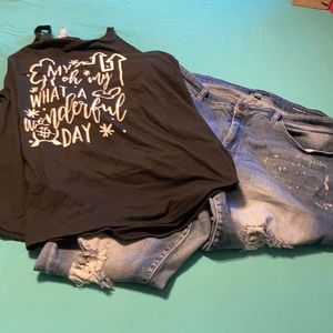 Judy Blue Bleach Boyfriend Jeans